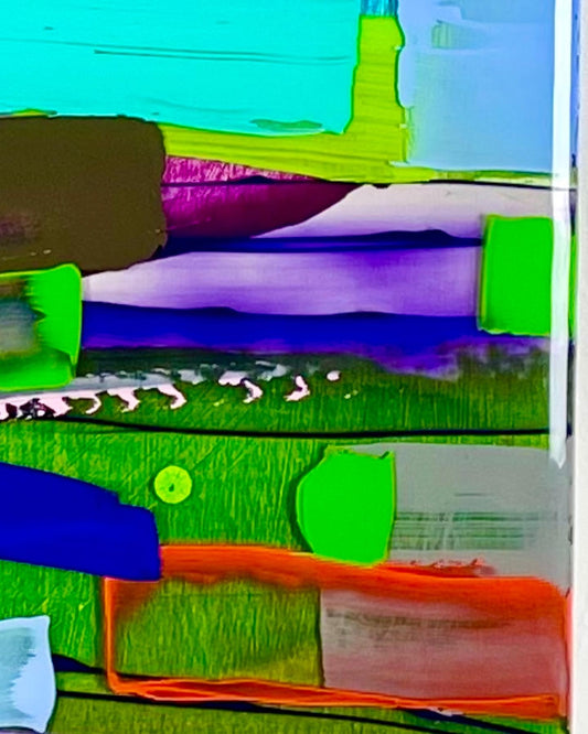 Prism 11 / Acrylic between layered Epoxy Resin on Wood Panel
24”x20”