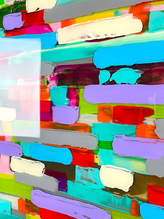 Prism 6 / Acrylic between layered Epoxy Resin on Wood Panel
30”x24”