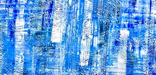 Rain /                                  Encaustic on Birch Plywood      24”x48”