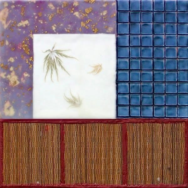 Untitled /                           Encaustic & Mixed Media on Birch Plywood                                      20”x20”