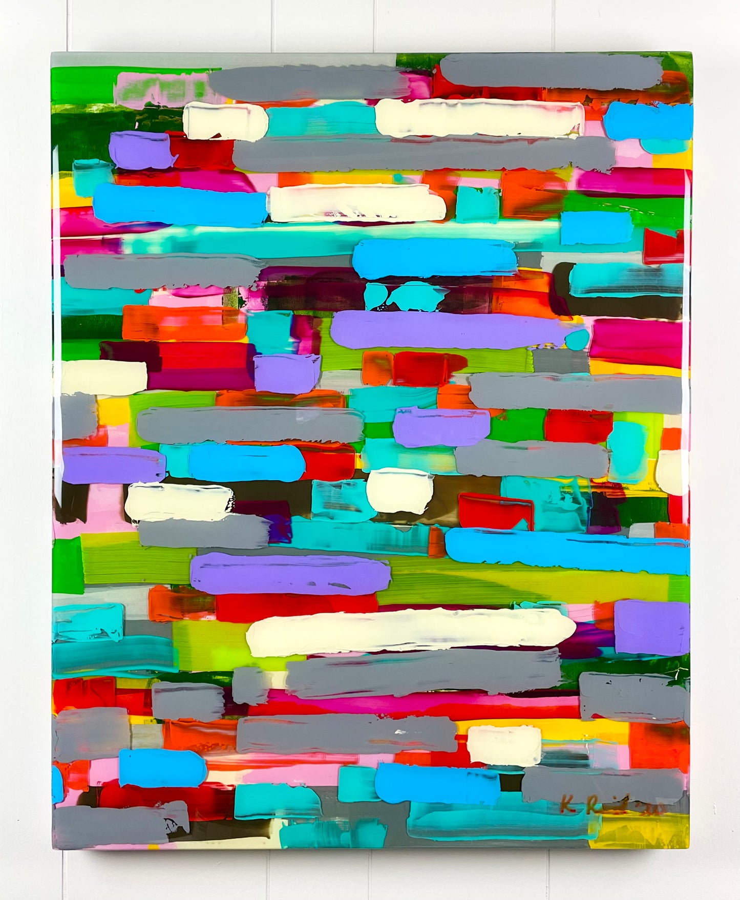 Prism 6 / Acrylic between layered Epoxy Resin on Wood Panel 

30”x24”